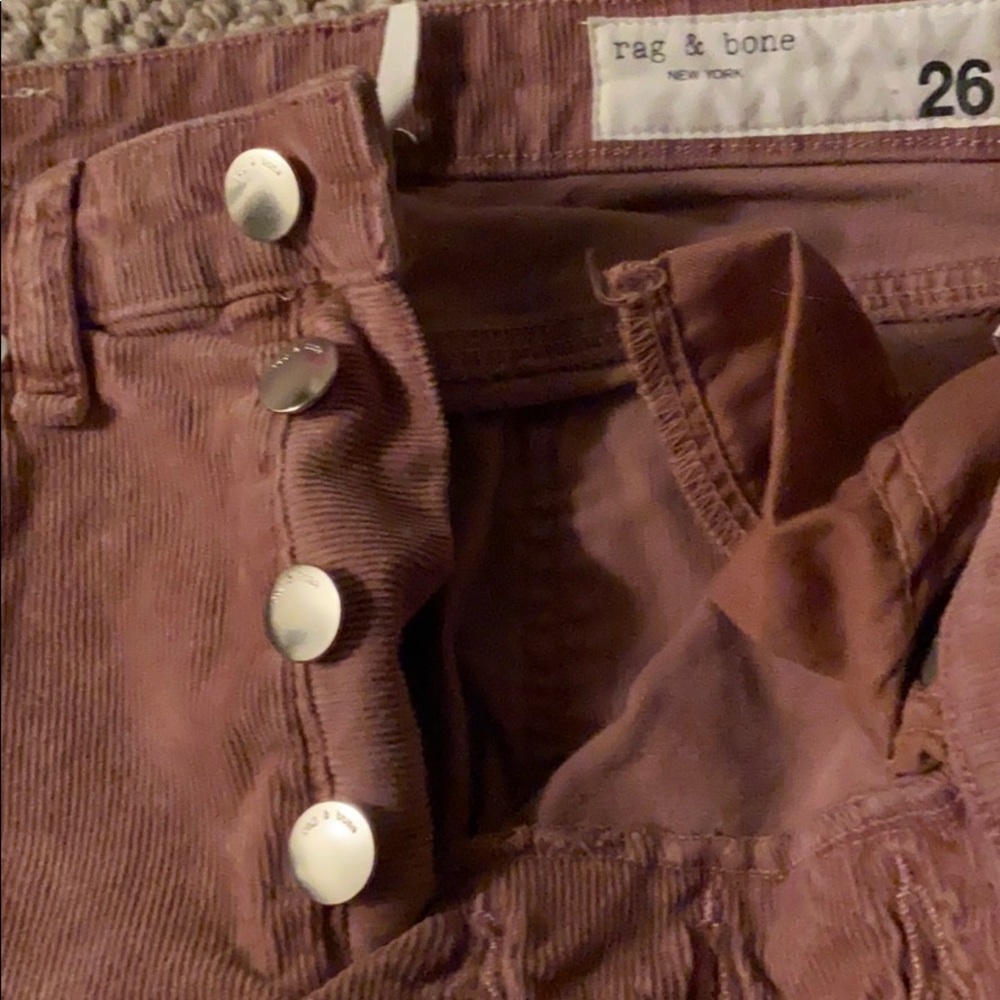 Rag&Bone High waist corduroy pants